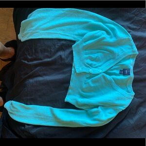 Turquoise Gap Kids Cardigan